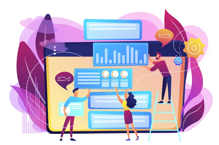 content marketing manager specialist analyst work websites audience content marketing working content seo optimization tool concept bright vibrant violet isolated illustration 335657 227 Effective Strategies to Build Niche Related Backlinks