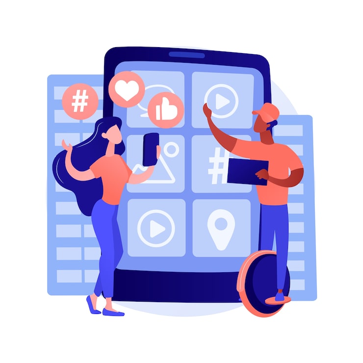 generation z abstract concept vector illustration hyper connected world childhood with tablet mobile device social media mobile banking personal finance young people abstract metaphor 335657 1921 Social Media & Forums