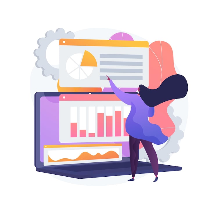 statistical data research company performance indicators return investment percentage ratio indexes fluctuation significative change vector isolated concept metaphor illustration 335657 2835 Enhances Indexing Speed