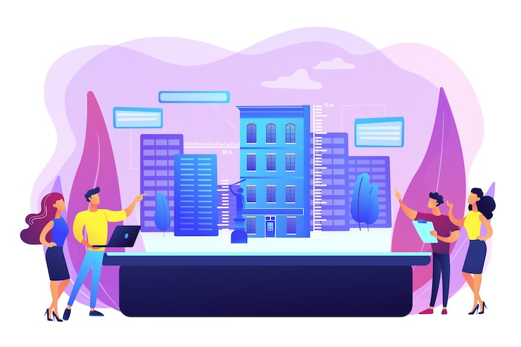 augmented reality urban modeling illustration 335657 372 Authority Building